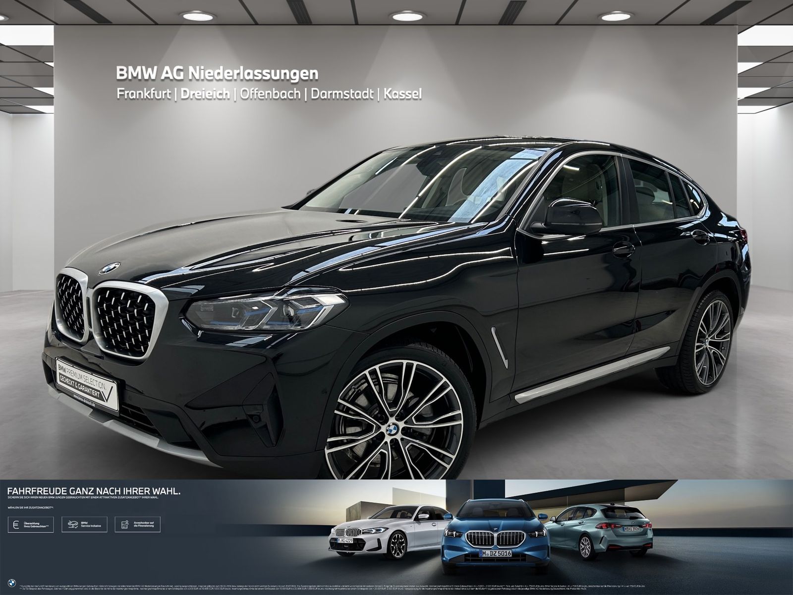 BMW X4 xDrive20d Navi AHK Head-Up Laser Kamera HiFi