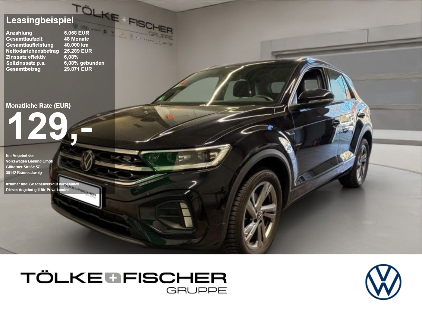 Volkswagen T-Roc 1.5 TSI R-Line R-Line ACC AHK AUT Kam. LED