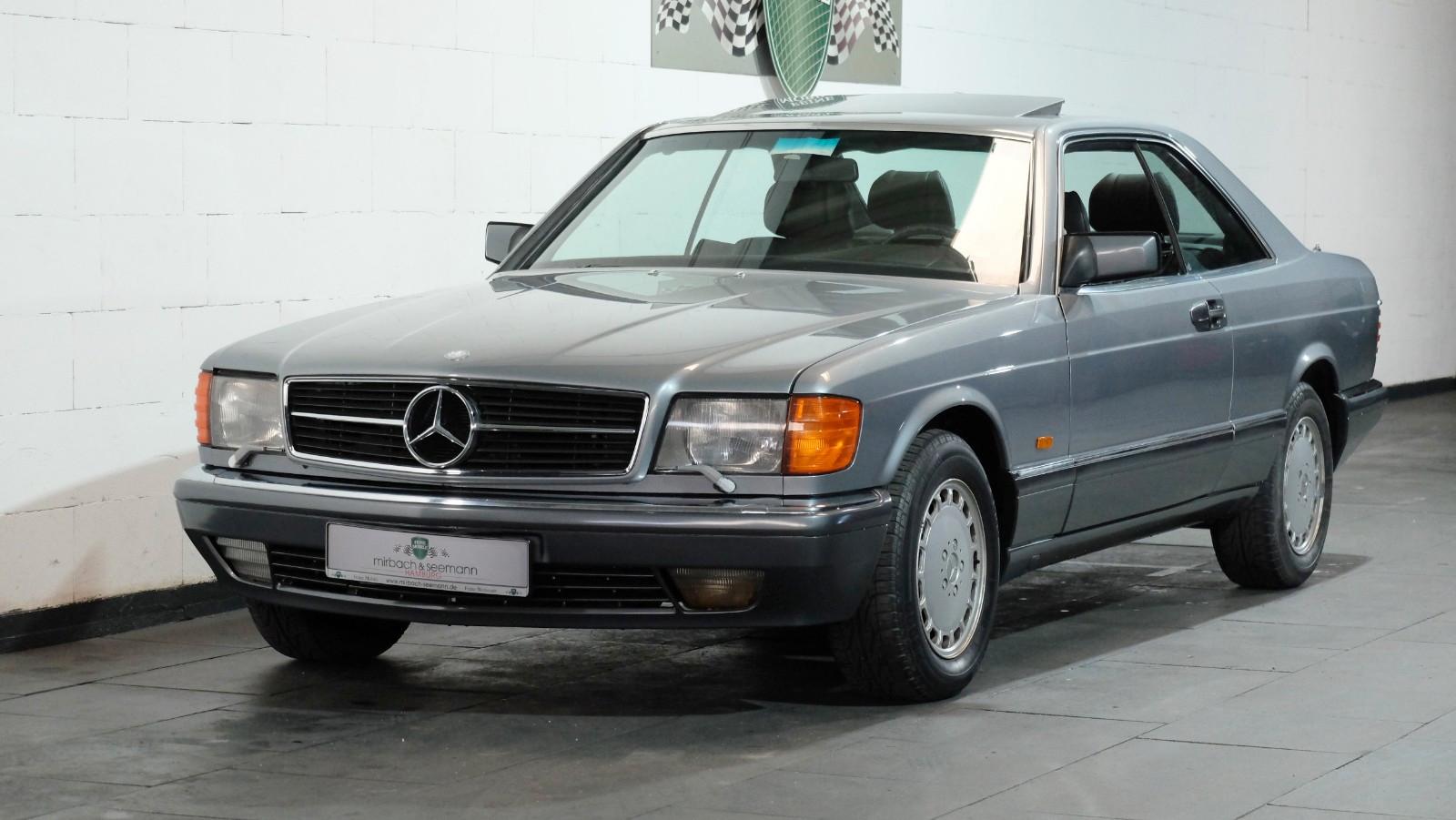 Mercedes-Benz 500 SEC, 1 Besitzer, dann in Sammlung. 265 PS