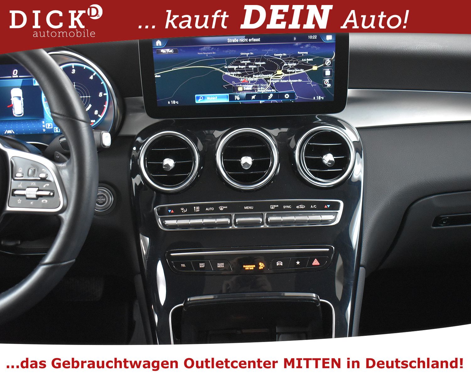 MERCEDES-BENZ GLC 200d 4M >WIDESC+NAVI+360+LED+ACC+KEY+SHZ+18" - Image 12
