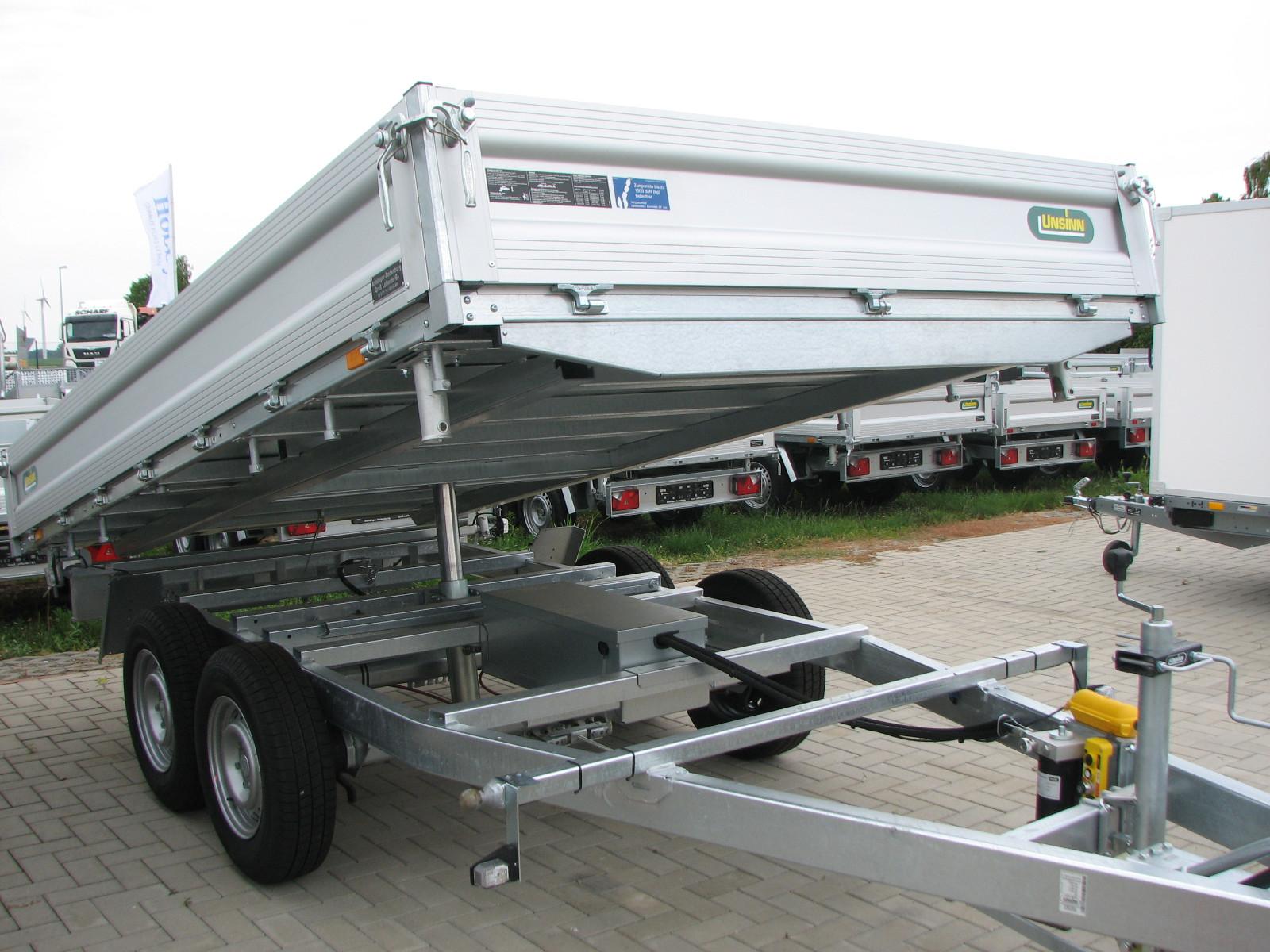 Unsinn Dreiseitenkipper 3500kg 3,66 x 2,04, elektrisch