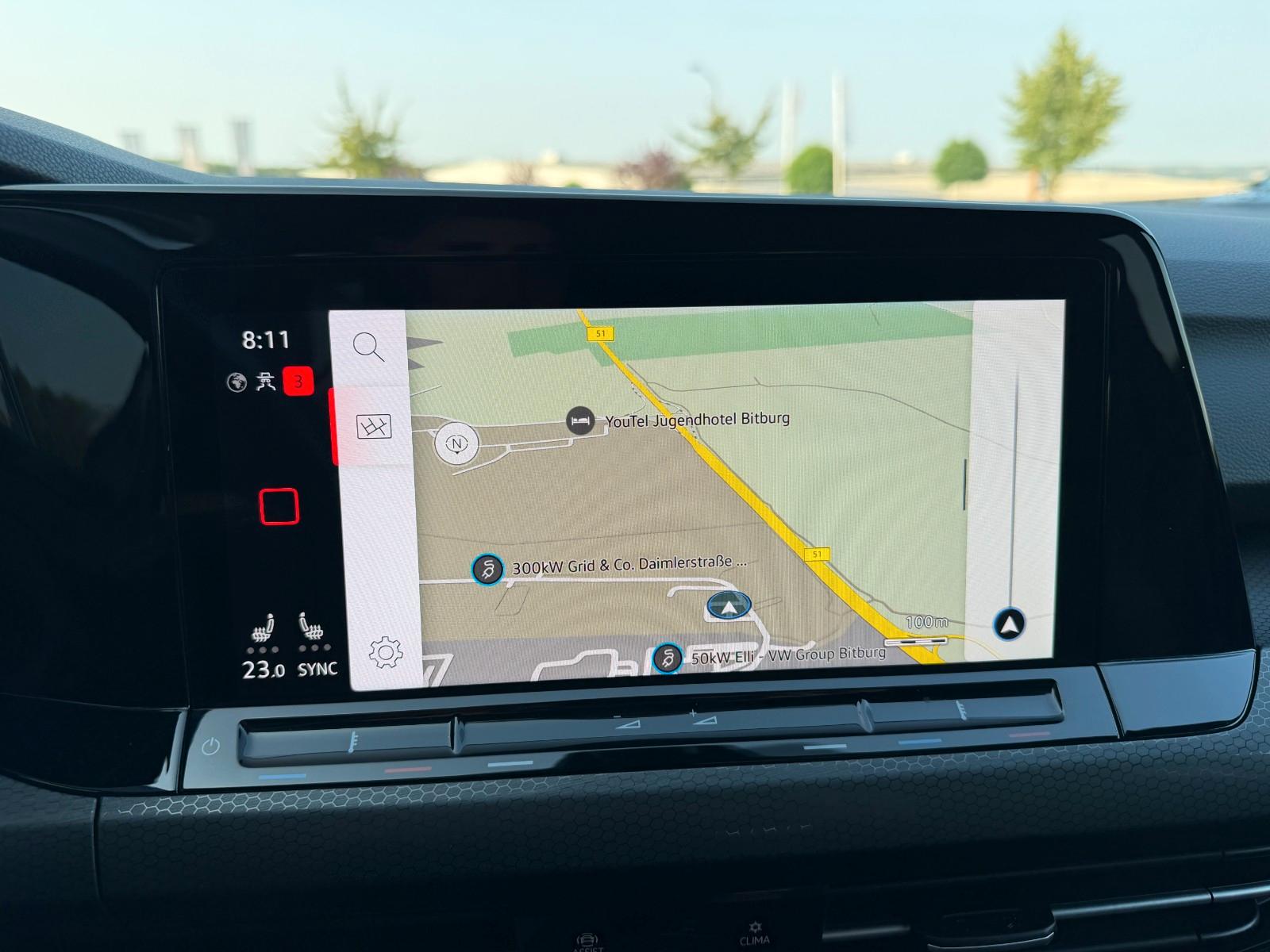 Volkswagen Golf VIII DSG GTI IQ-Light Alcantara Virtual, миниатюра 21