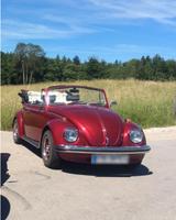 Volkswagen VW Käfer Cabrio 1500 ROSTFREI TÜV neu TOP !! - Volkswagen Käfer: Rot