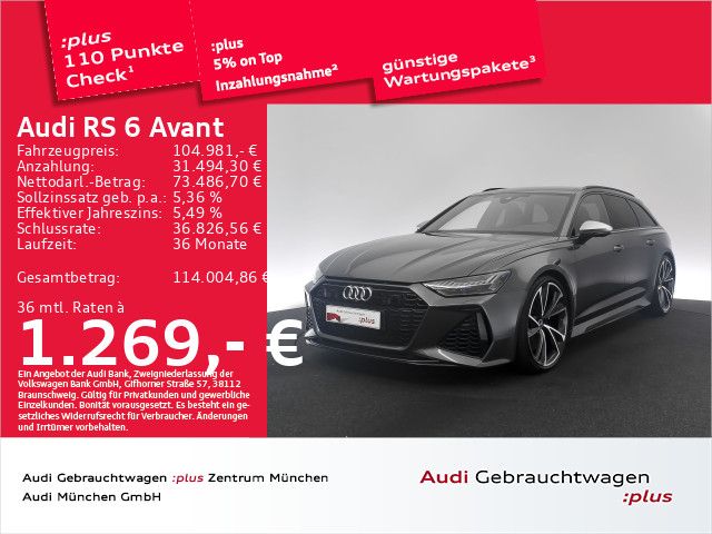 AUDI RS6 Avant Pano/Laser/B&amp;O/Sportabgas