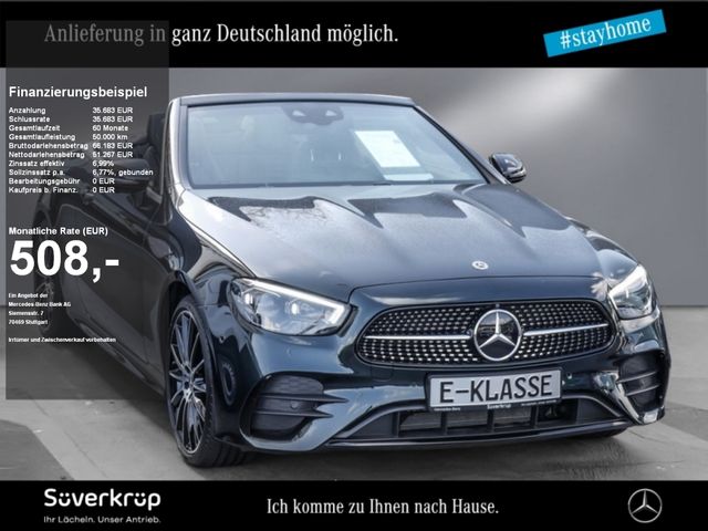 Mercedes-Benz E 450 4M CABRIO BURM AMG NIGHT DISTR SPUR 360