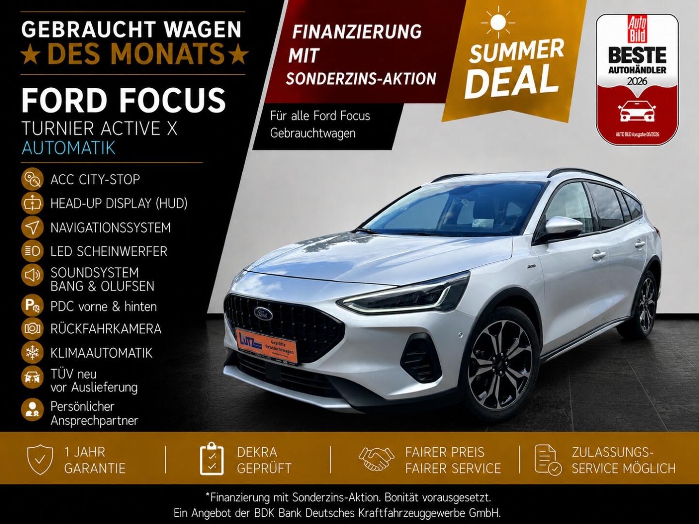 Ford Focus Turnier Active X Automaik ACC City Stop HU