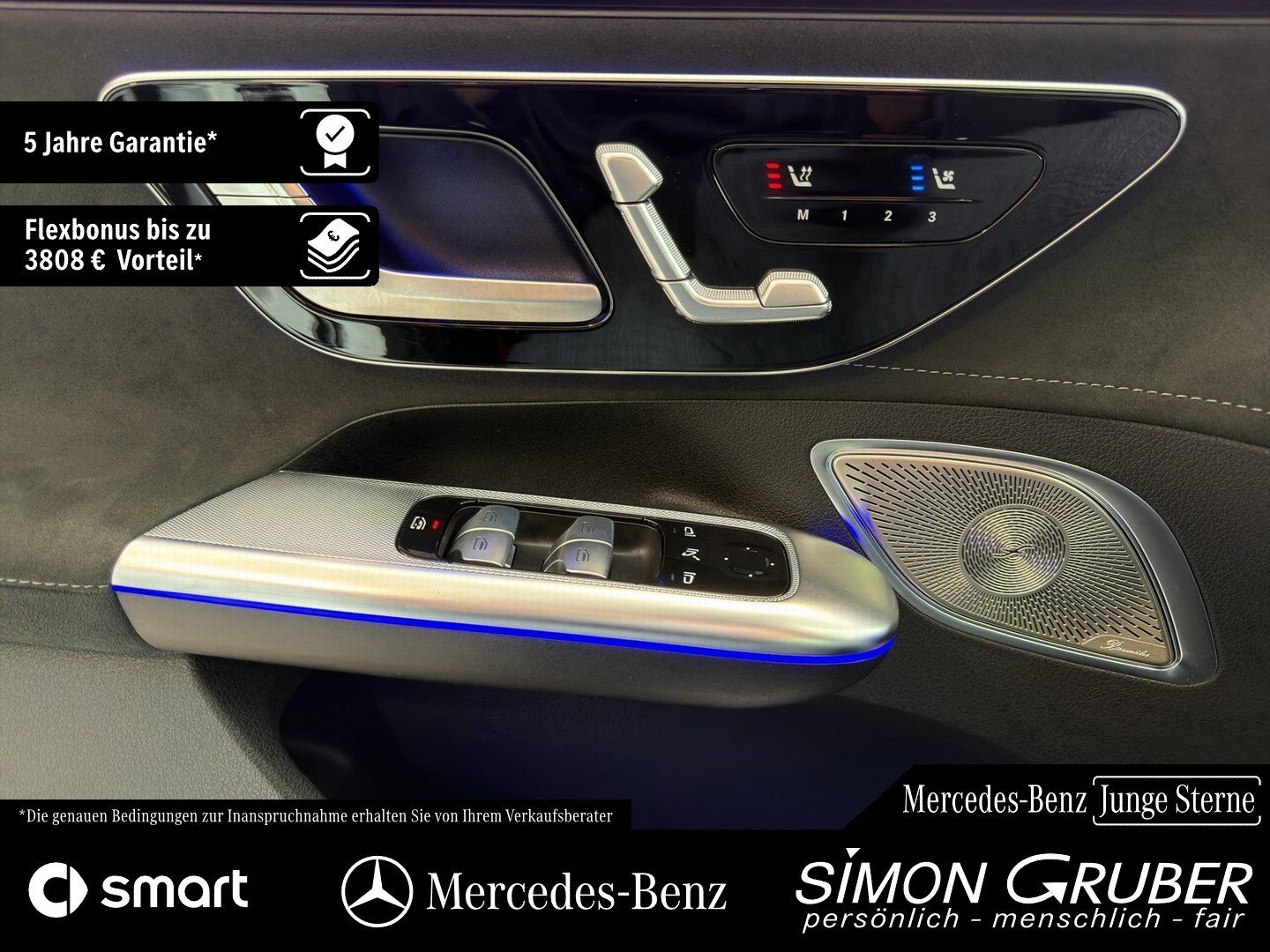 Fahrzeugabbildung Mercedes-Benz EQE 43 4M AMG Hyper Pano HUD Massage Md2025