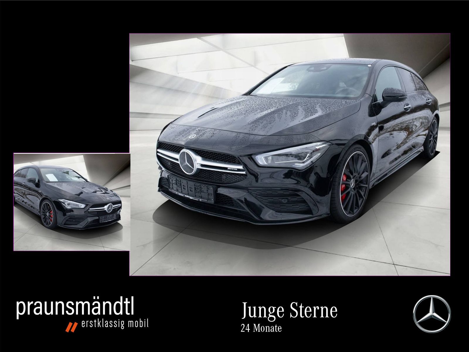 MERCEDES-BENZ CLA 35 AMG 4M SB Night  Pano+Distr.+DAB+360°+19"
