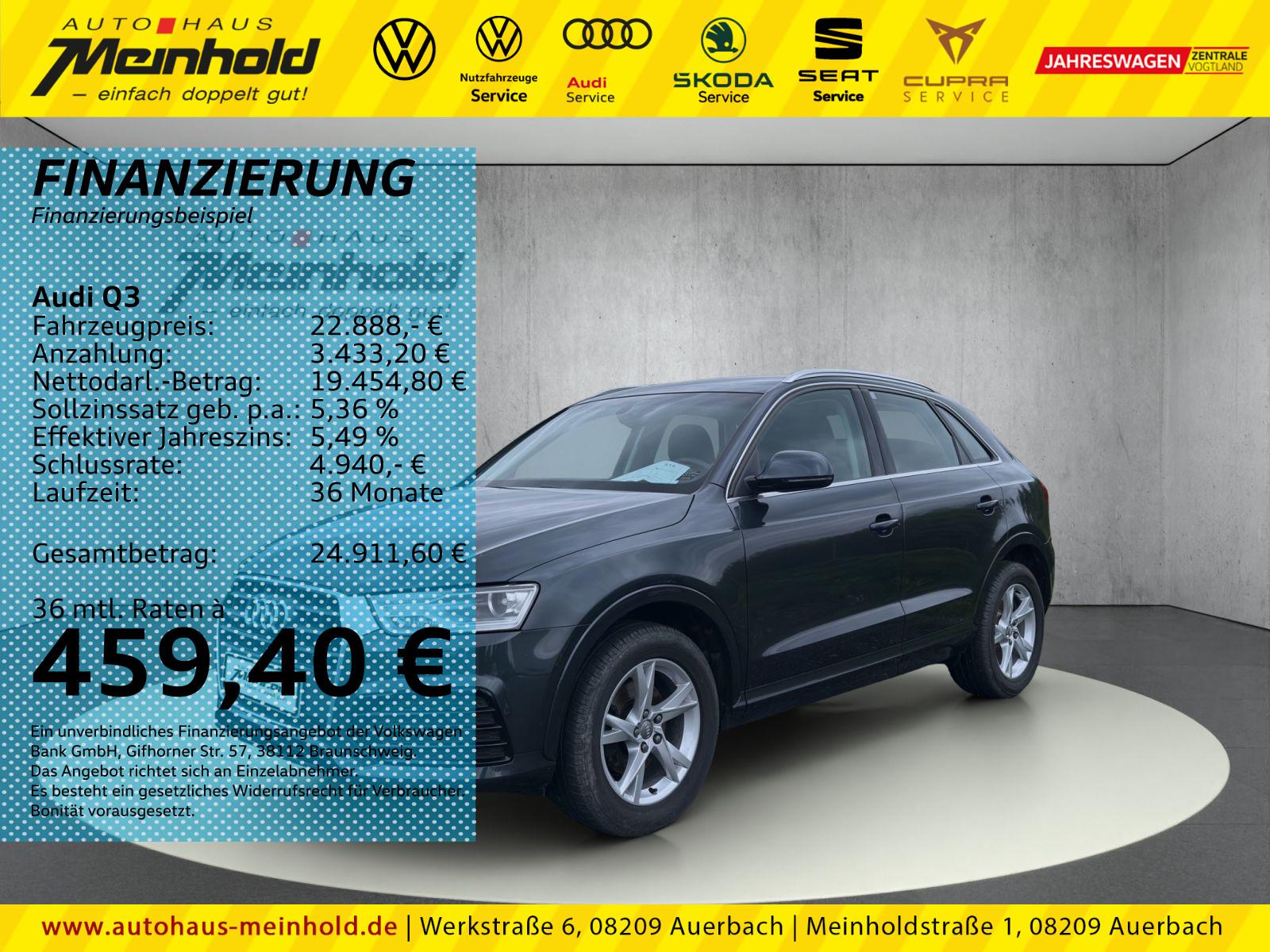 Audi Q3 Sport 2.0 TFSI quattro S tronic, Kamera, Navi