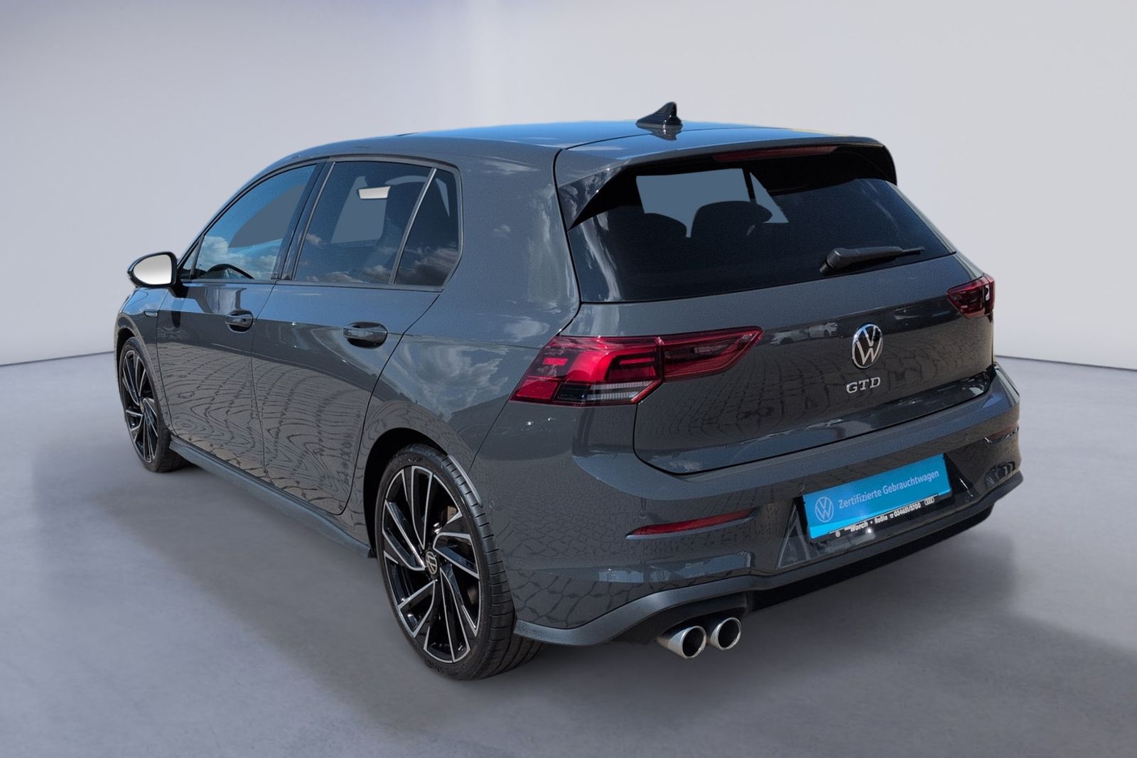 Golf VIII GTD 2.0 TDI DSG PANO+KEYLESS+19"+