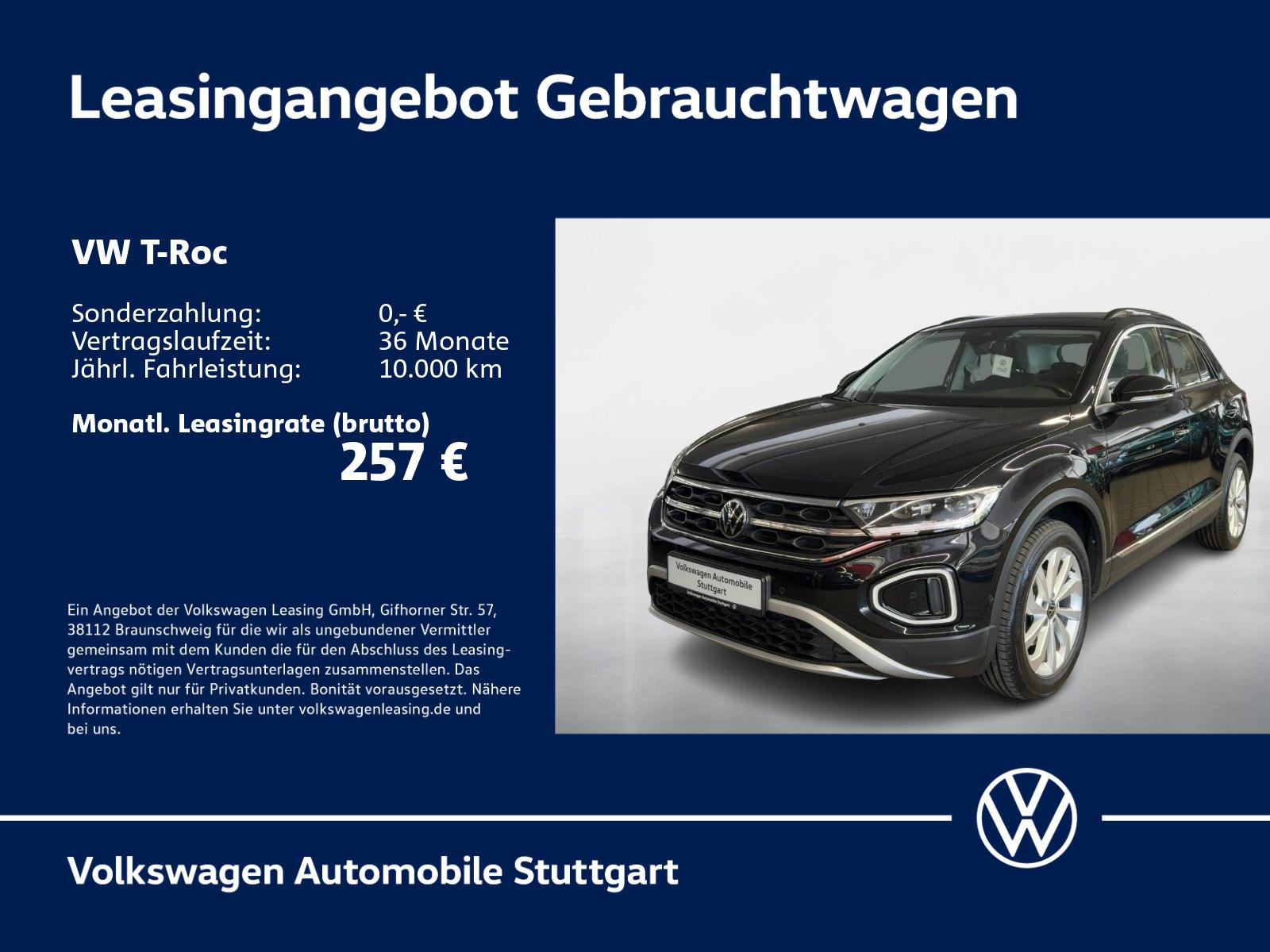 Volkswagen T-Roc Style 1.5 TSI DSG Kamera AHK App-Connect  