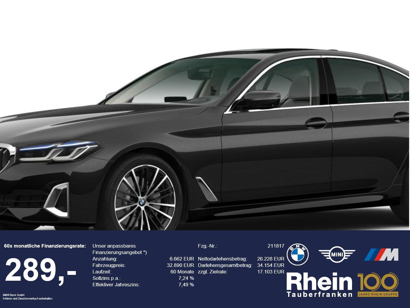 BMW 530i SAG Luxury AHK/LASER/SHZ/HUD/INT/4xAC+SH