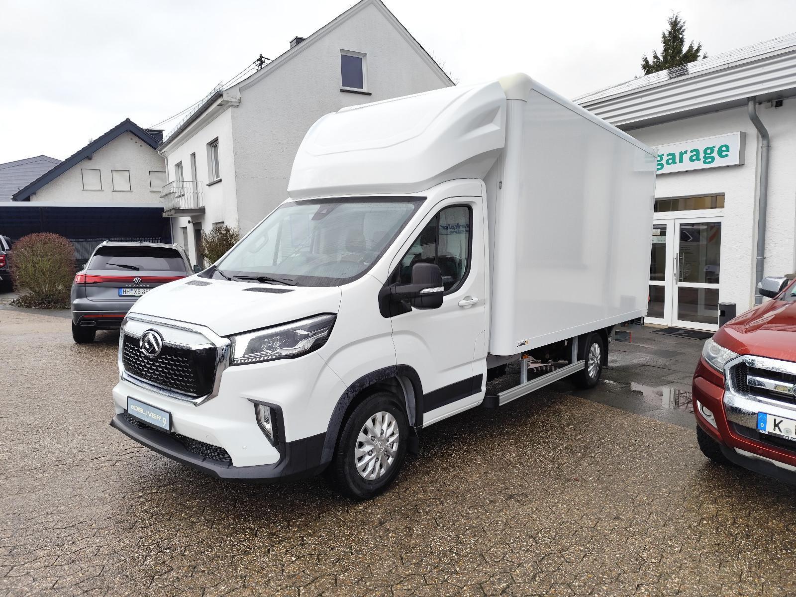 Maxus eDeliver 9 KOFFER mit Ladebordwand ! L4