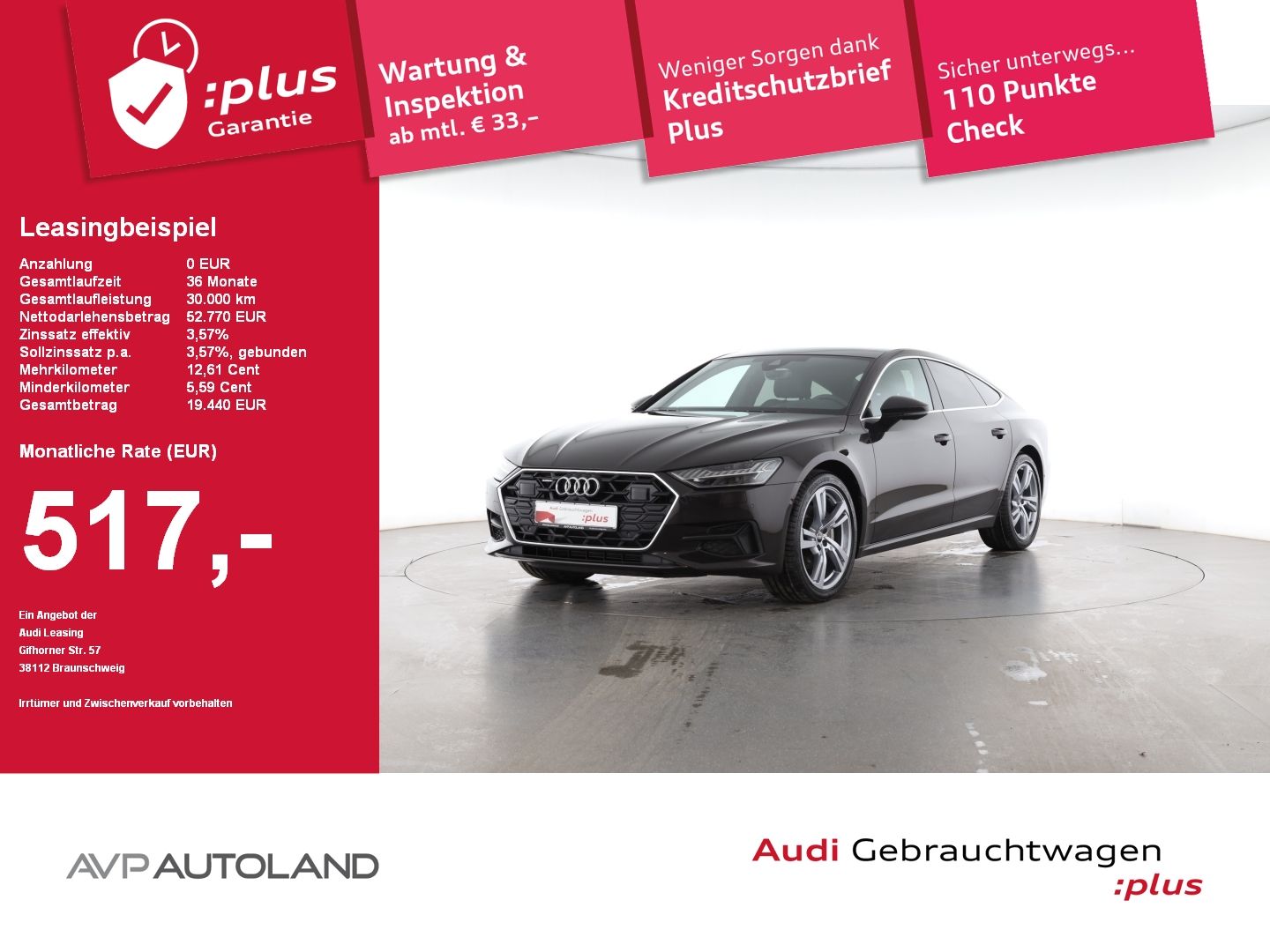 Audi A7 Sportback 45 TDI quattro S tronic