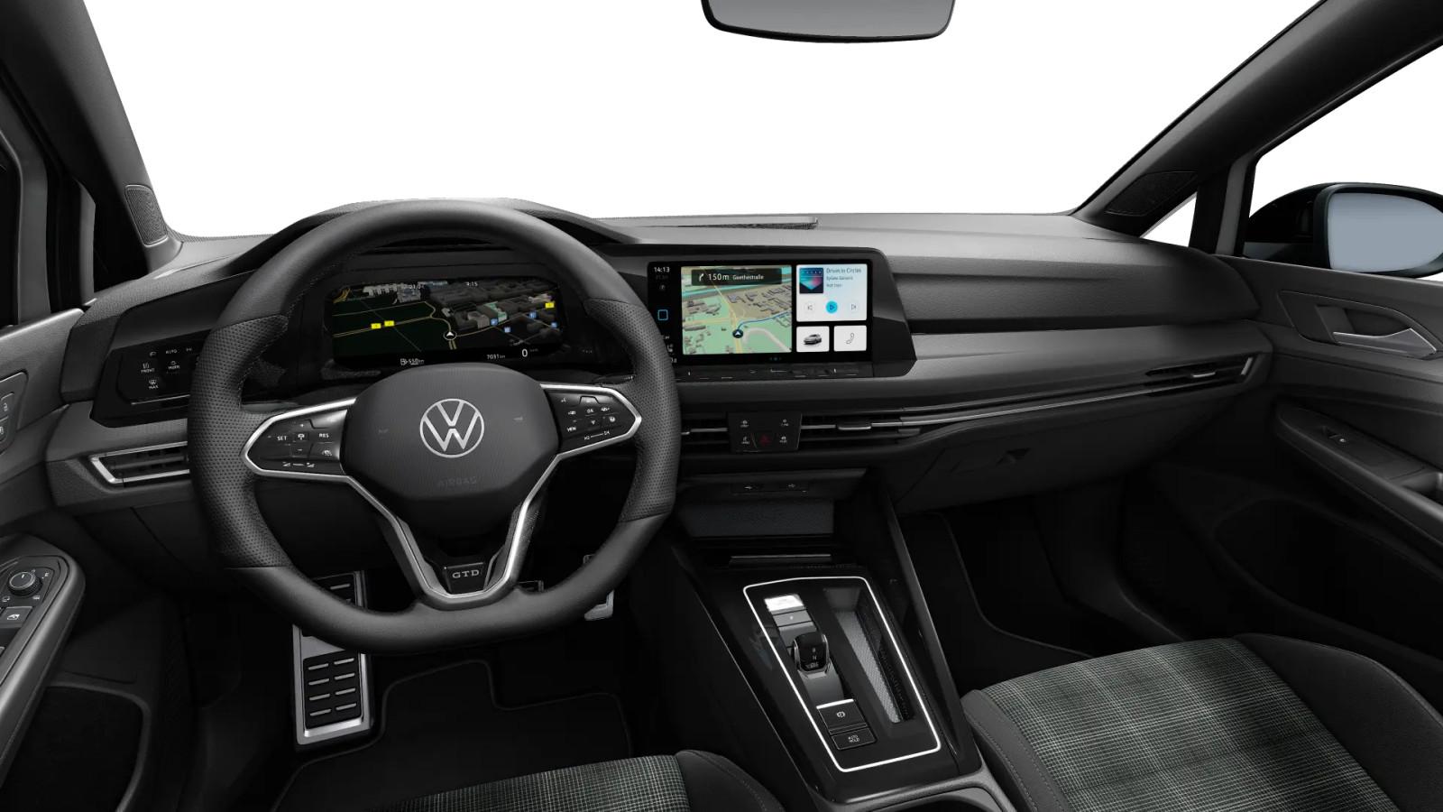 Volkswagen Golf VIII GTD 2.0 TDI "BlackStyle" AHK Matrix DS, миниатюра 8