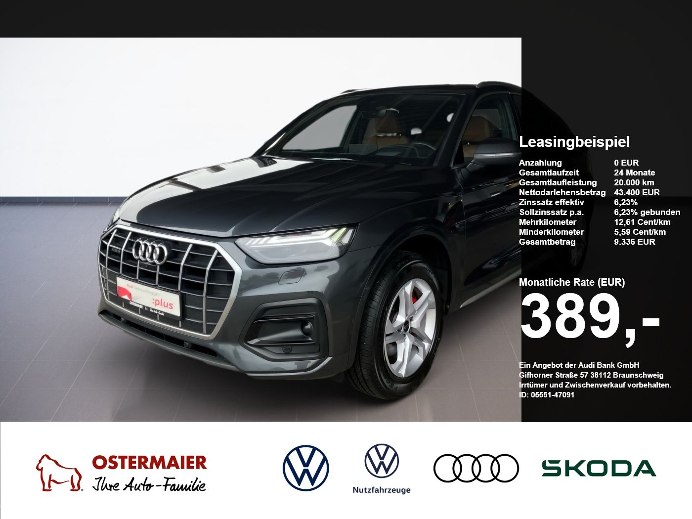 Audi Q5 Sportback ADVANCED 40 TDI QUATTRO PANO.MATRIX