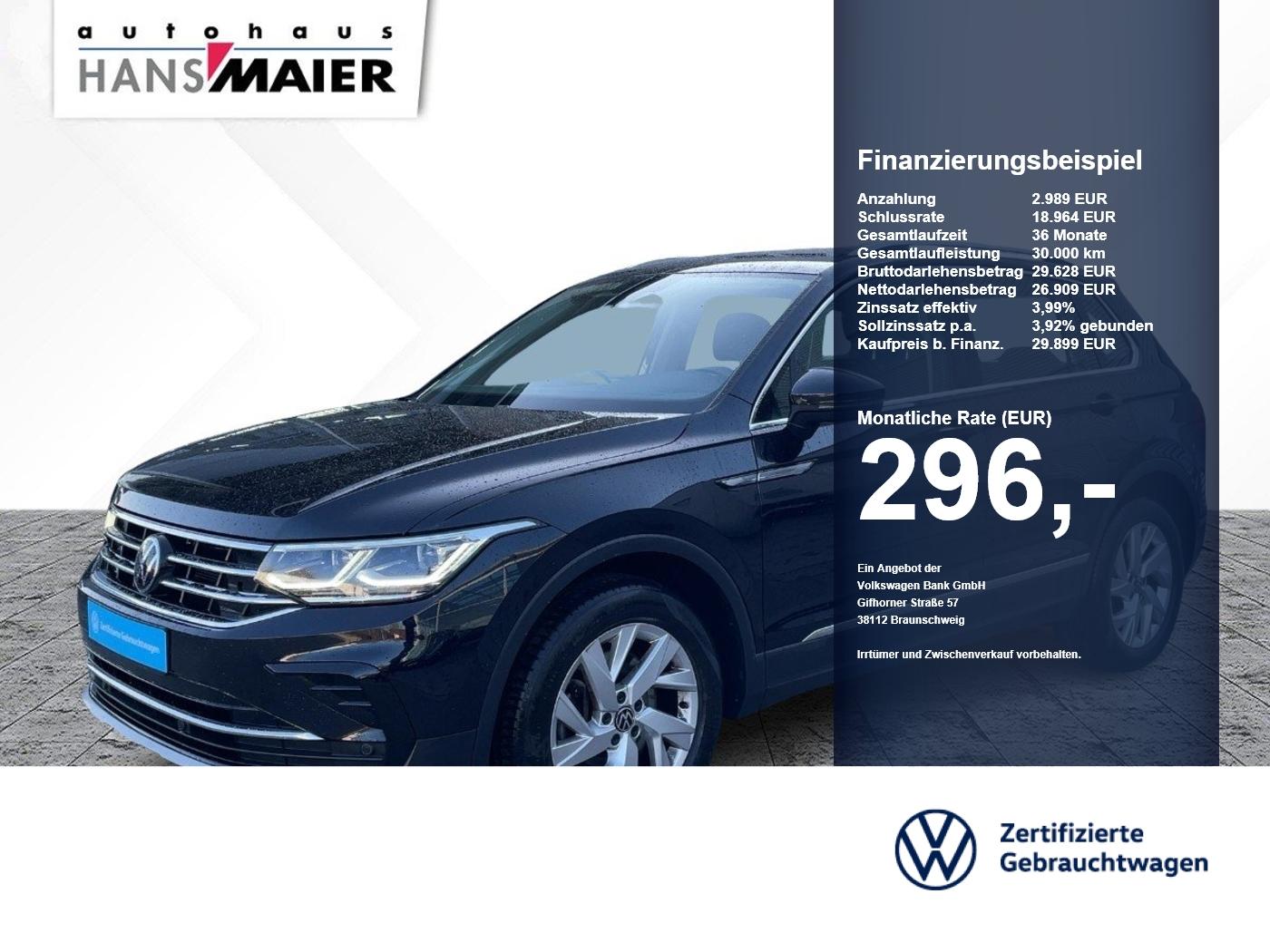 Volkswagen Tiguan Elegance 4Mot. DSG AHK Navi 8fach LED ACC