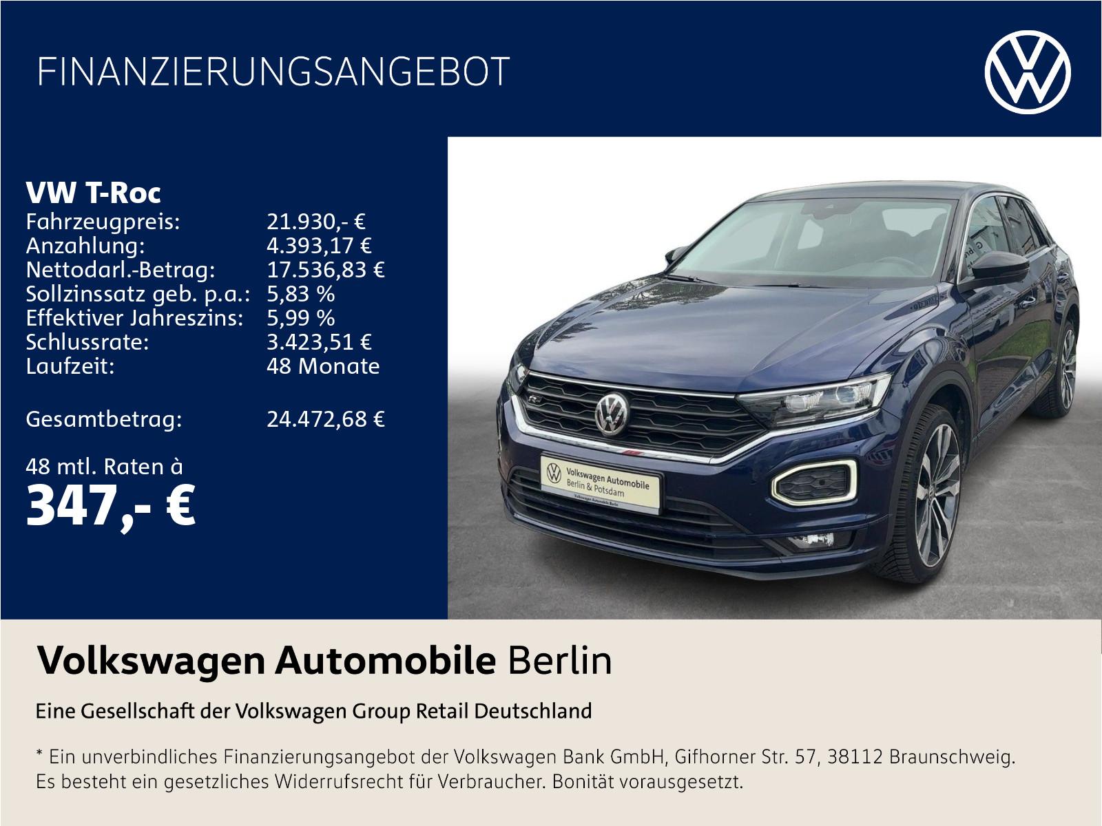 Volkswagen T-Roc 1.5 TSI DSG Style Navi LED SHZ ACC PDC