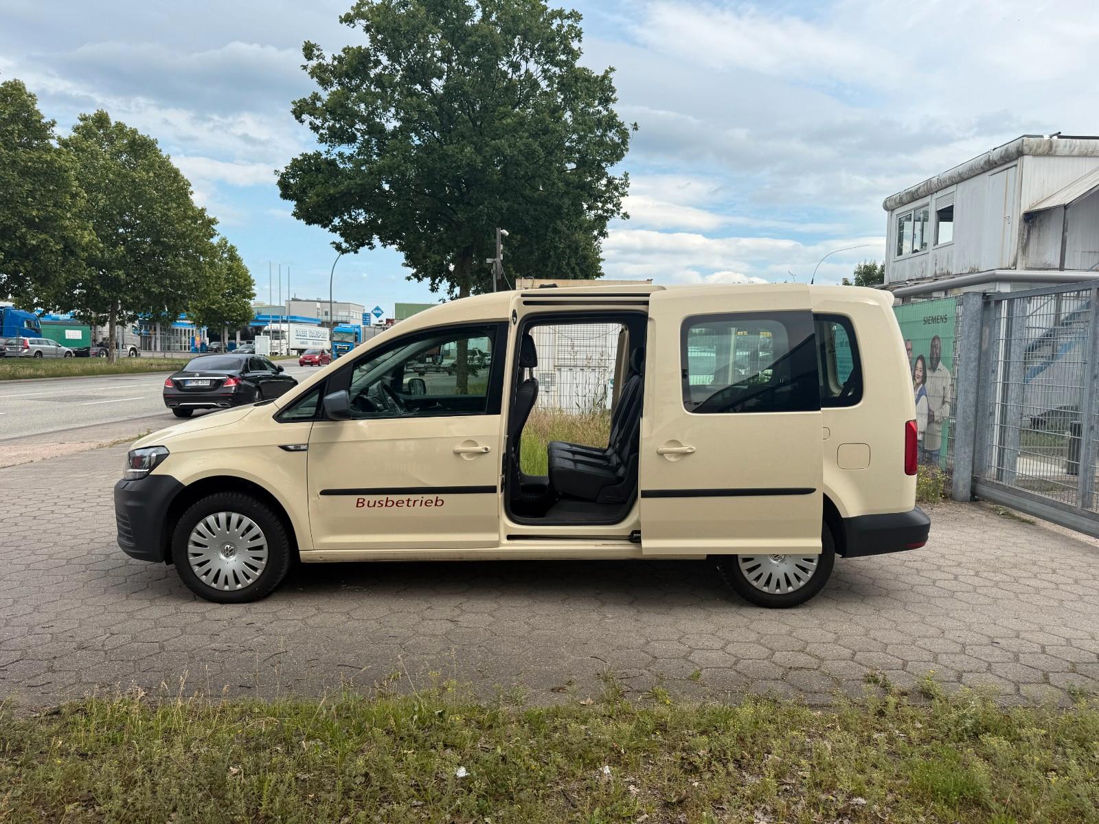 Volkswagen Caddy Maxi-7 Sitze-Rollstuhl-COC-TÜV-TOP