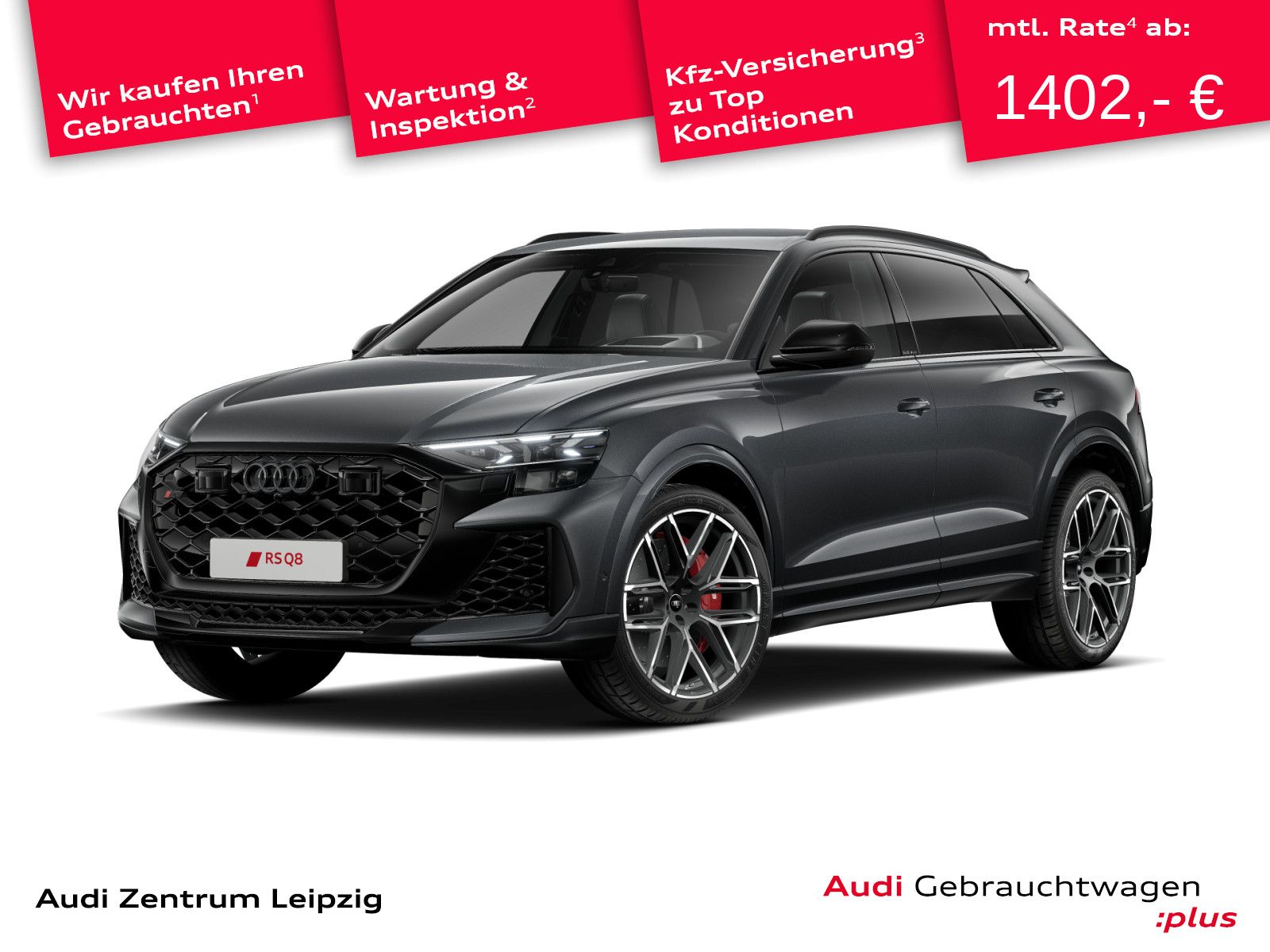 Audi RS Q8 TFSI qu. *HD-Matrix*AHK*HuD*Wankstab.*B&O*