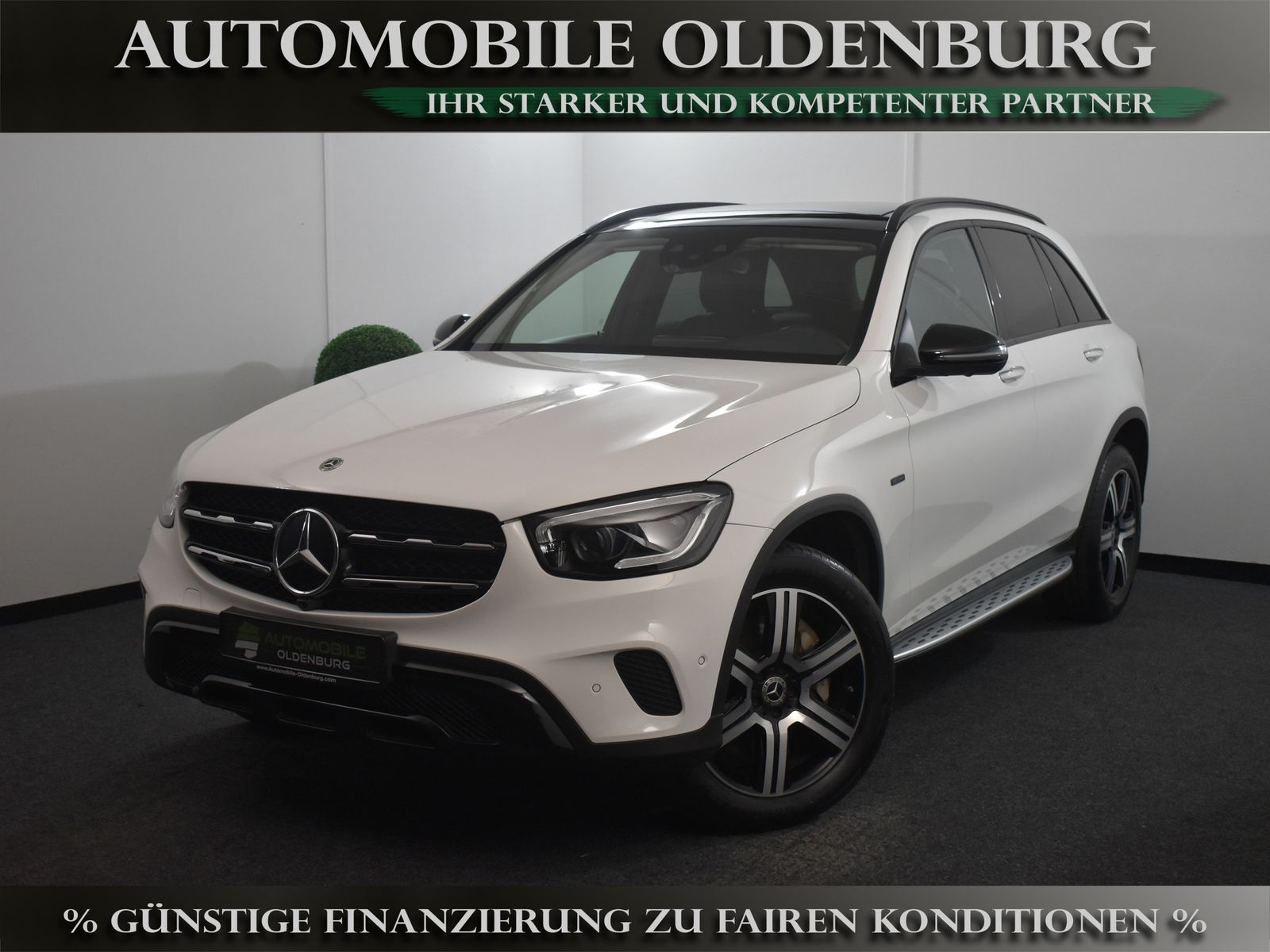 Mercedes GLC 300 2021, 2.0 hibrīds, Automāts, SUV/Apvidus, Balts — Latvijā
