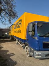 MAN TGL 8.180 mit Tandemanhänger Durchl /KLIMA/ LBW - Tieflader Tandem