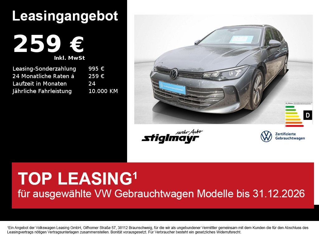 Volkswagen Passat Variant Business 1.5 eTSI DSG KAMERA+NAVI