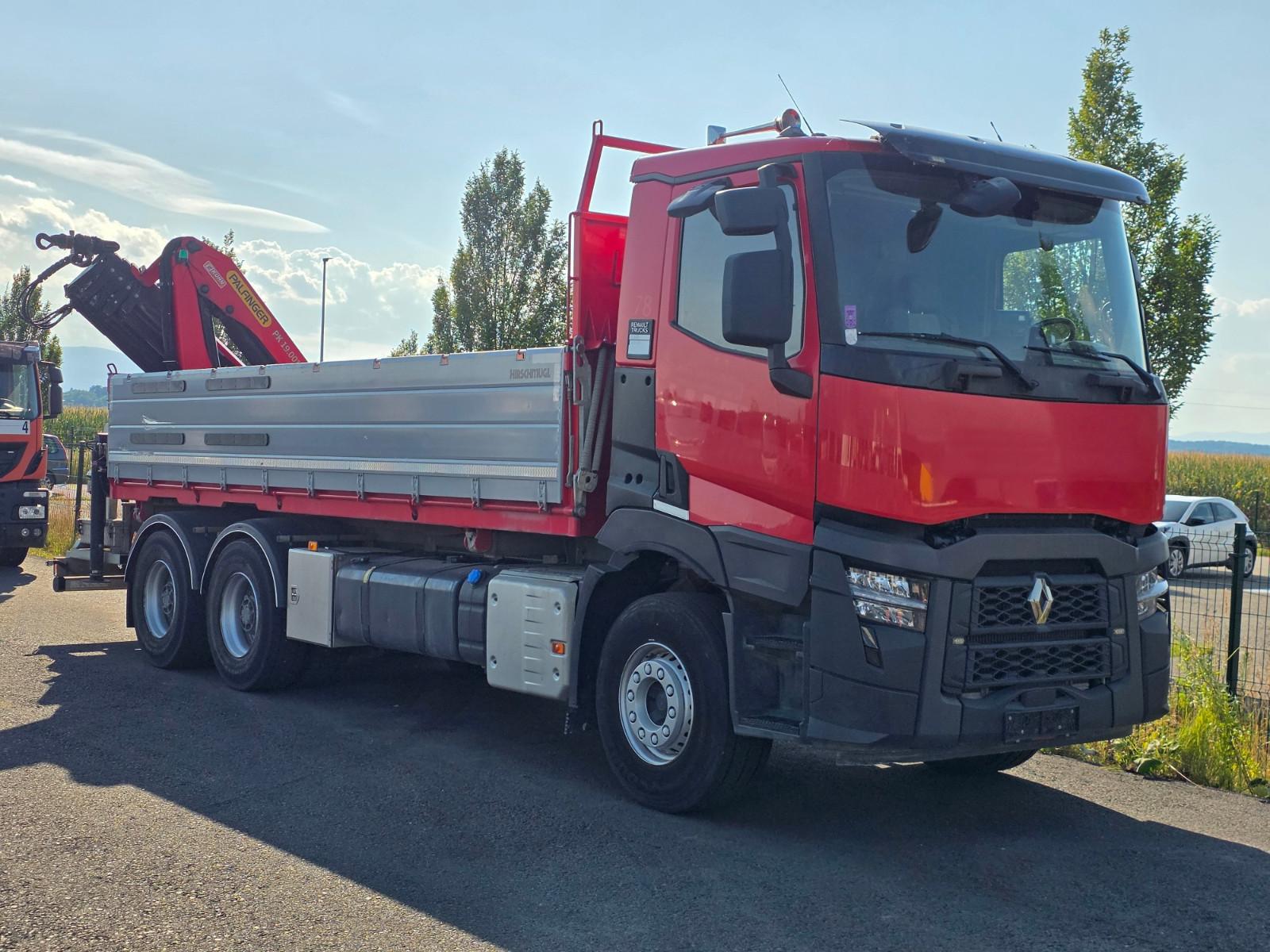 Renault C440 6x4 Kipper / Palfinger PK19001 SLD5