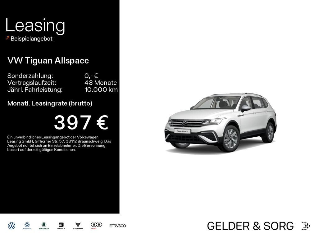 Tiguan Allspace Life 2.0 TDI 4M*RFK*AHK*ACC*Digi