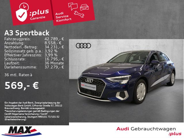 Audi A3 Sportback 40 TDI QUATTRO advanced MATRIX LED+