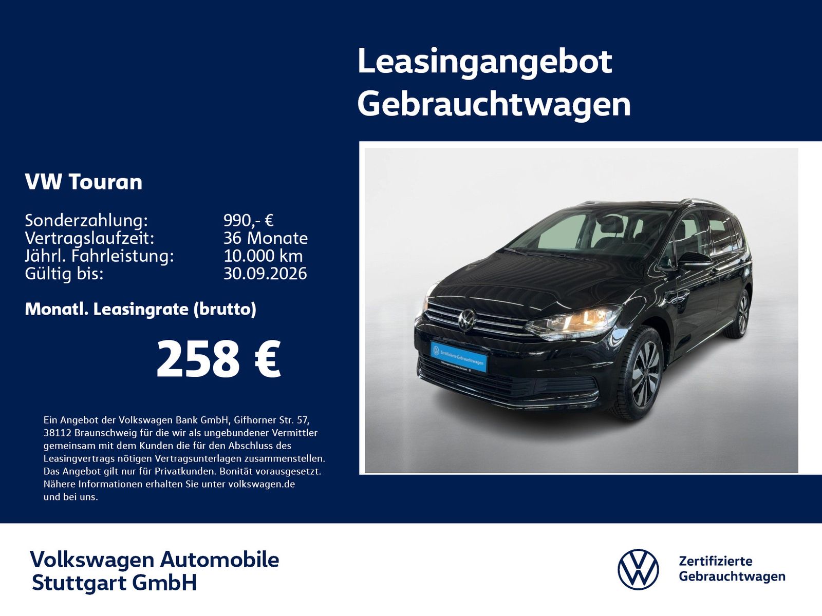 Volkswagen Touran Goal 1.5 TSI 7-Sitze Navi Kamera ACC SHZ