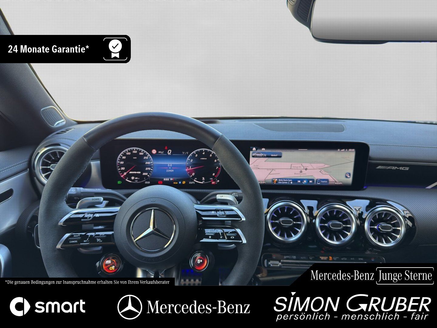 Fahrzeugabbildung Mercedes-Benz CLA 45 S Coupe AMG Night Pano HUD Burm Driver`s