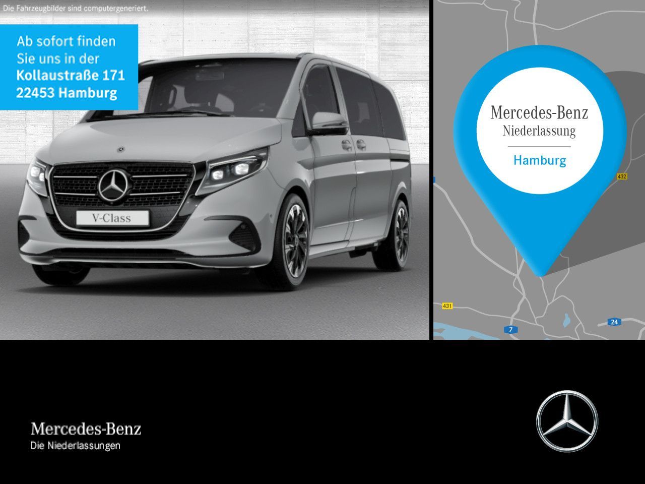 MERCEDES-BENZ V 250 d Kompakt STYLE+9G+Navi+DIS+Klima+SitzHZ