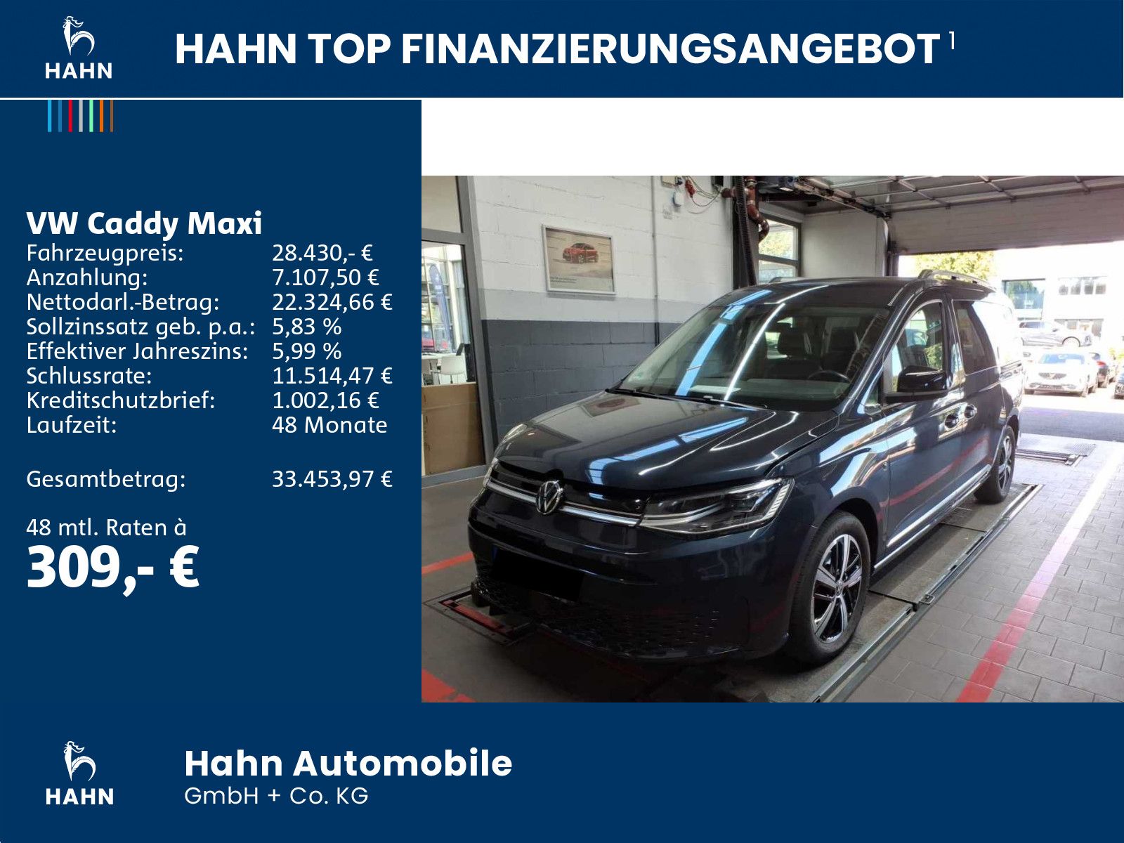 Volkswagen Caddy Maxi 2.0 TDI Style ACC Climatr Navi CAM imagem 2