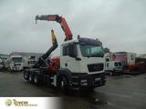 MAN TGS 35.440 + PALFINGER 24500 + 8X4 + EURO 5 + RE - Tier-/Pferdetransport 3 5t