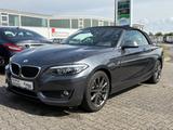 BMW 220 Baureihe 2 Cabrio 220dAdvantage*TÜV+GARANTIE - graue BMW 220