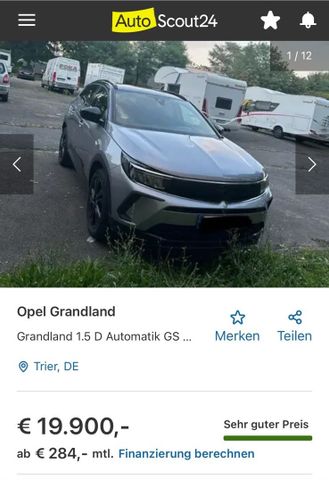 Opel Nur noch bis Freitag erhältlich: Opel Gran...