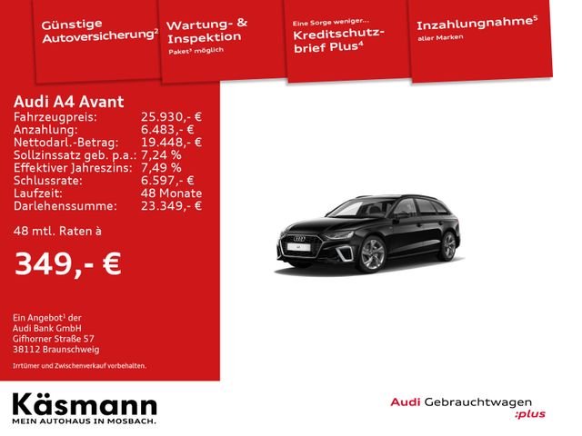 Audi A4 Avant 40TDI S line NAV KAM LED SHZ