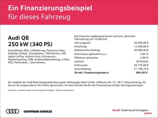 Audi Q8 55 TFSI quattro competition plus PANO HD B&O foto 2