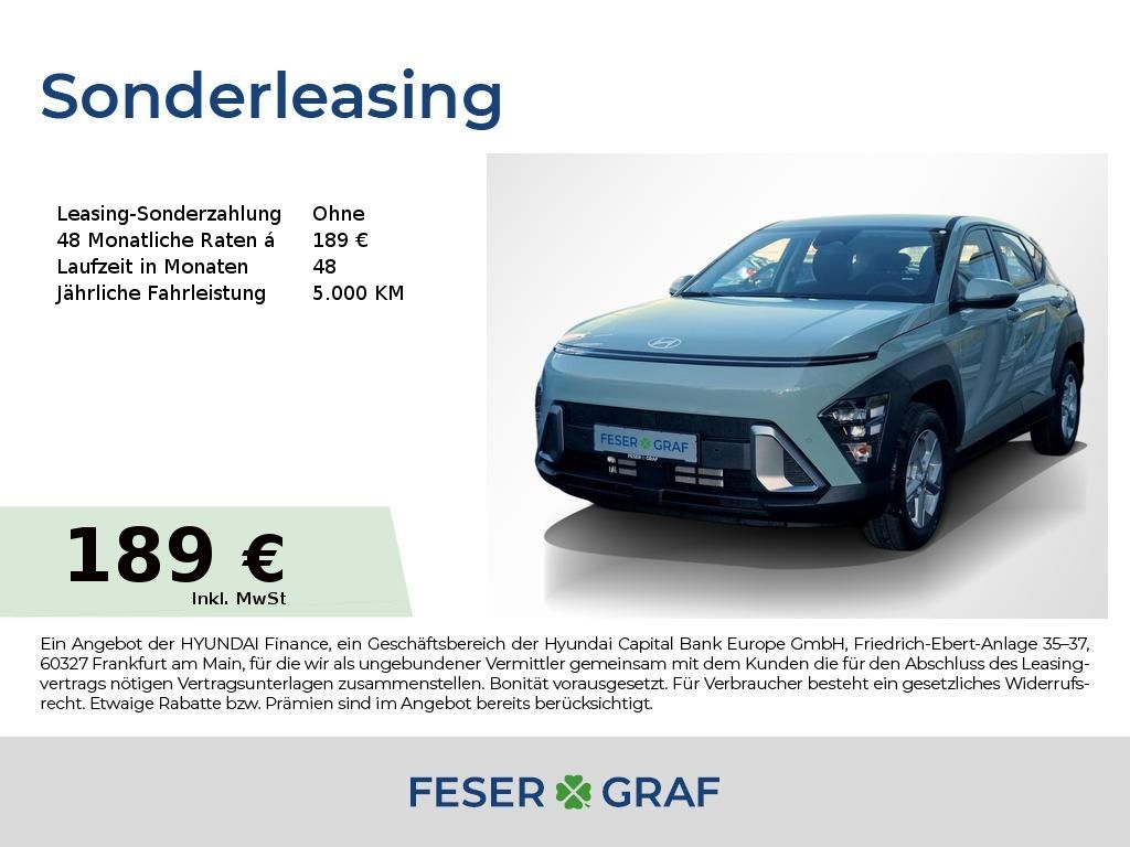 Hyundai Kona SELECT FUNKTIONS-PA NAVI KAMERA LED SHZ LHZ