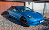 Tesla Model 3 Performance Longrange - Mattblau Foliert