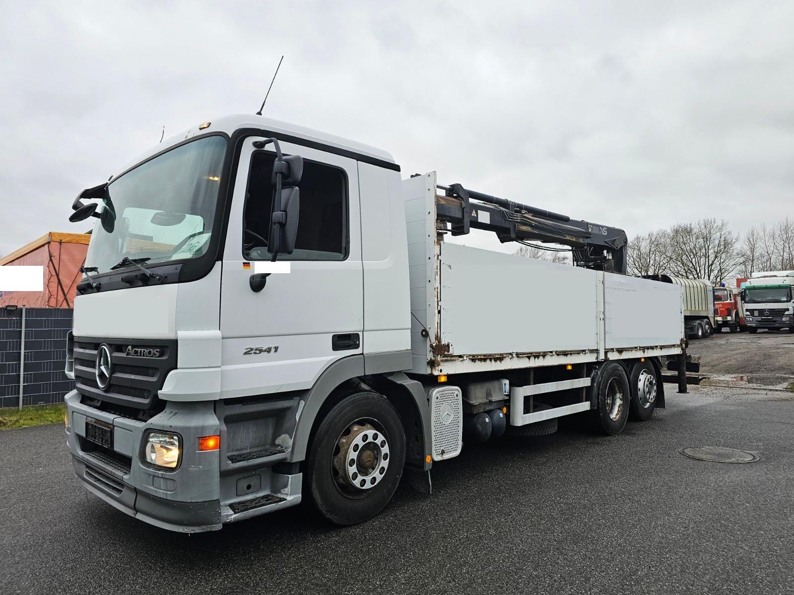 Mercedes-Benz ACTROS 2541/BAUSTOFF/HIAB 166k/GERMAN TRUCK