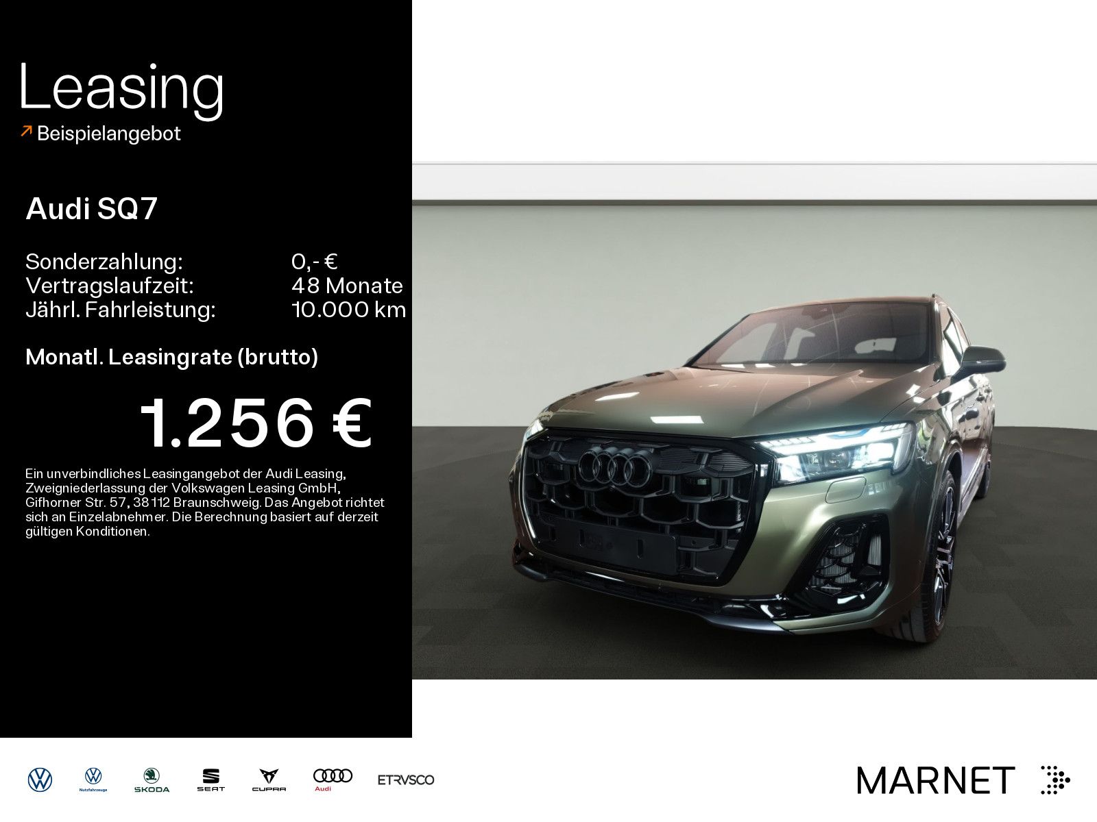 Audi SQ7 SUV TFSI 373 kW exklusive*Matrix-LED*AHK*HUD