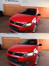 Volkswagen Polo V Style BlueMotion/BMT*KLIMA*SITZ-H*TÜV NEU - Volkswagen Polo mit Benzin-Antrieb: Rot, Kleinwagen