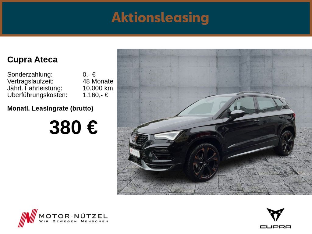 Cupra Ateca 150PS/ DSG/ AHK/ el.Heckkl./ BEATS/ NAVI