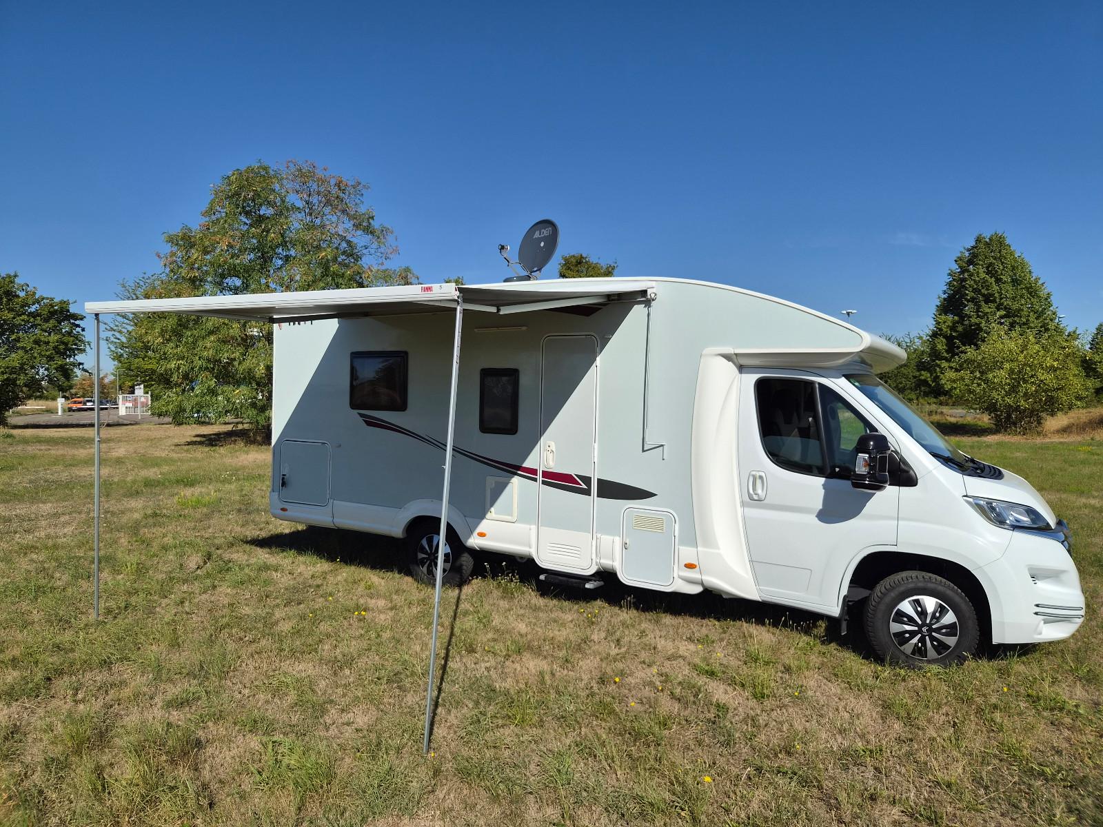 P.L.A. HAPPY 390, TOP Zustand, HUB, SAT, Allw. Navette,