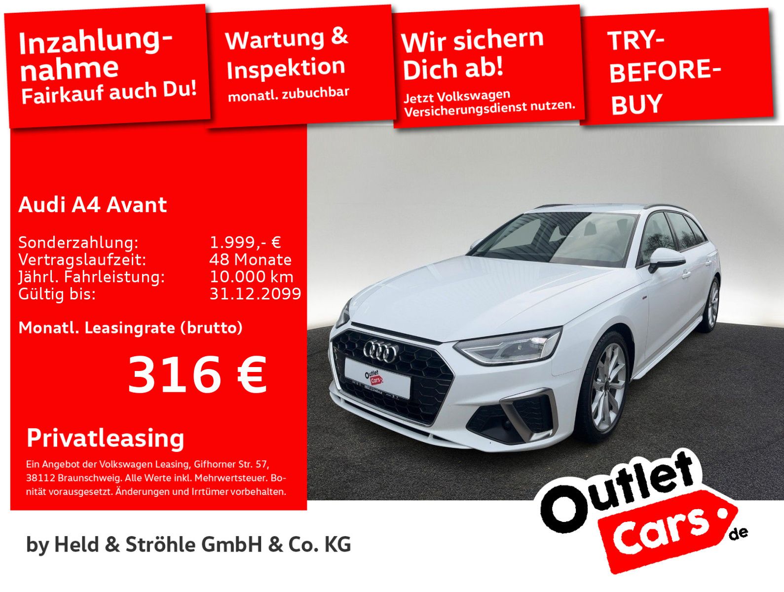 Audi A4 Avant S line design selection 35 TDI S tronic