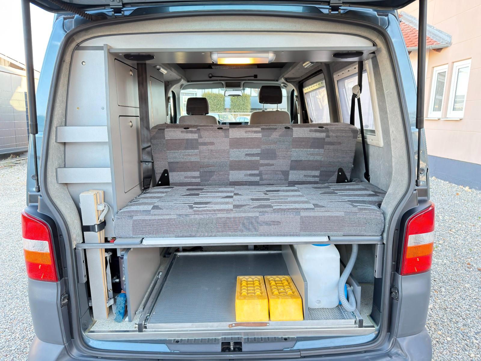 VOLKSWAGEN T5 CALIFORNIA 2.5 TDI 131ch - CAMPING-CAR FISCHER - TOIT HAUT - CHAUFFAGE TRUMA - ATTELAGE
