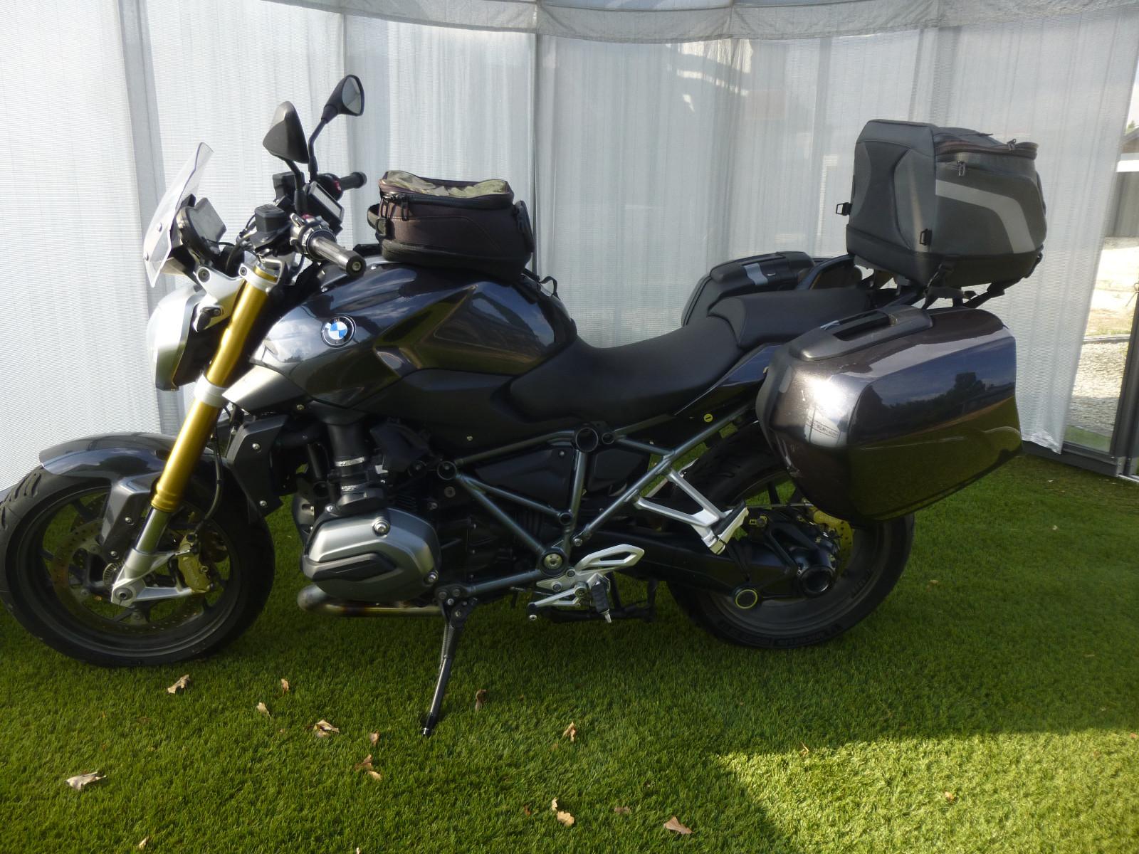 BMW R1200R mit Koffer Top