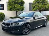 BMW 225d Cabrio*M-SPORTPAKET*HARDTOP*124-TKM* - mit Diesel-Antrieb: Schwarz, Sportpaket